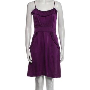Marc By Marc Jacobs Purple Spaghetti Strap Sundress